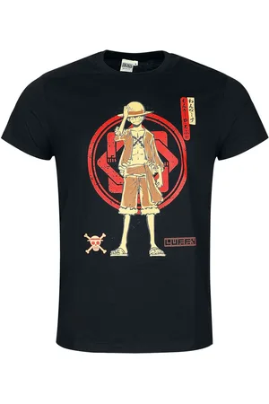Onepiece Camiseta Anime de - - Strohhut Ruffy - Monkey D. Luffy - S XXL - para Hombre