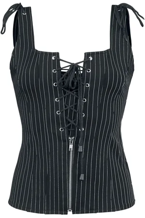 Gothicana Top Gótico de - Viola - S XXL - para Mujer