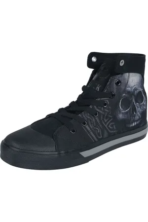 EMP Deportivas Altas de - Sneaker with Skull Print - EU37 EU46 - para