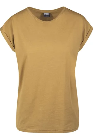 Urban classics Camiseta de - Camiseta Mujer de Hombros Amplios - XS 4XL - para Mujer