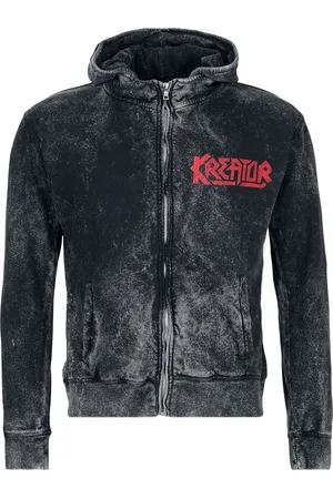 KREATOR Capucha con cremallera de - Pleasure To Kill - S XXL - para Hombre