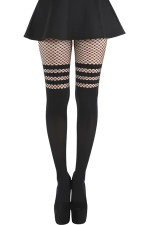 Pamela Mann Medias Gótico de - Fishnet - Standard - para Mujer