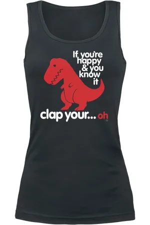Goodie Two Sleeves Top Fun de - Sad T-Rex - S XXL - para Mujer