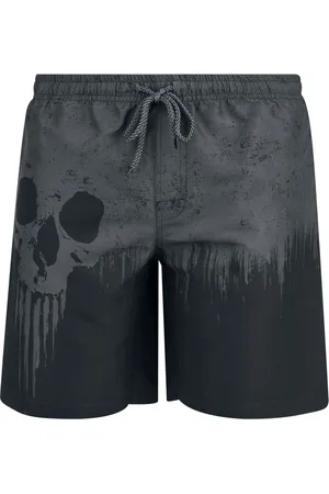 EMP Bañador de - Swim Shorts With Skull Print - M XXL - para Hombre