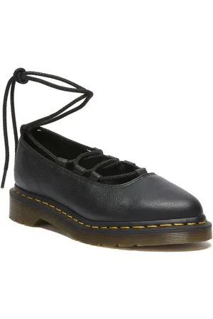 Dr. Martens Bailarinas de - Elphie II Black Virginia - EU36 EU41 - para Mujer