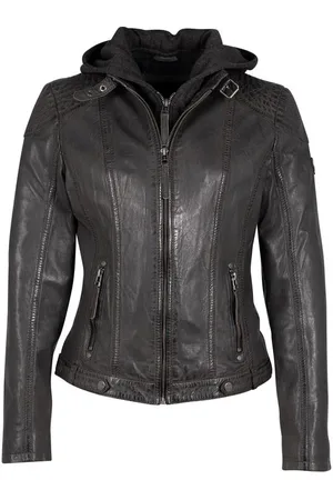Mauritius Chaqueta de Cuero de - Cacey LEGV - XS 3XL - para Mujer