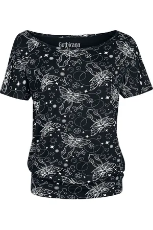 Gothicana Camiseta Gótico de - S XXL - para Mujer