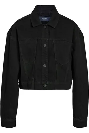 Noisy May Chaqueta Tejana de - NMRONJA L/S CROP DNM JACKET VI514BL NOOS - XS L - para Mujer