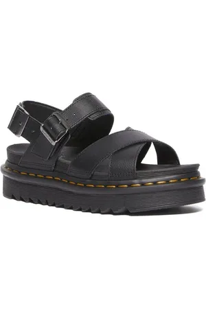 Dr. Martens Sandalias de - Voss II Sandal Black Athena - EU36 EU41 - para Mujer