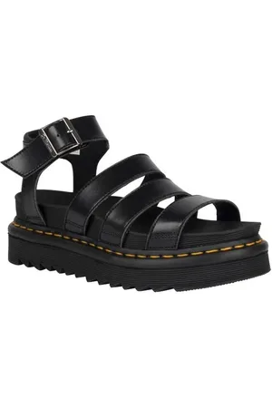 Dr. Martens Sandalias de - V Blaire Sandal Black Felix Rub Off - EU36 EU41 - para Mujer