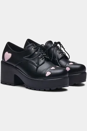 Koi Tacón alto Rockabilly de - Tennin Heart Shoes - EU36 EU39 - para Mujer