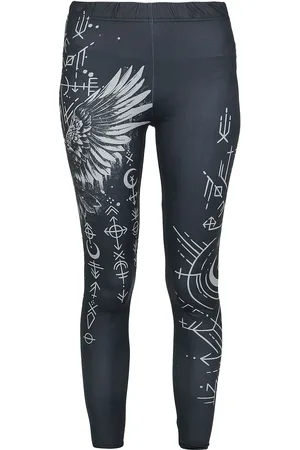 EMP Leggins de - Leggings con completo estampado - S XXL - para Mujer