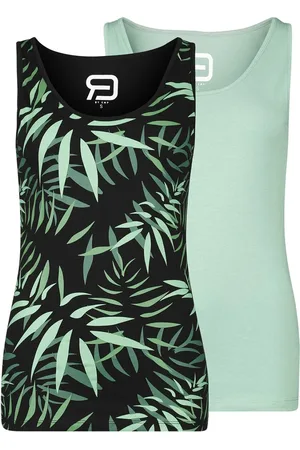 EMP Top de - Double Pack Tops with Botanical Print - S XXL - para Mujer