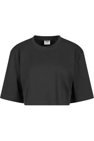 Urban classics Camiseta de - Ladies Heavy Organic Oversized Cropped - S 4XL - para Mujer