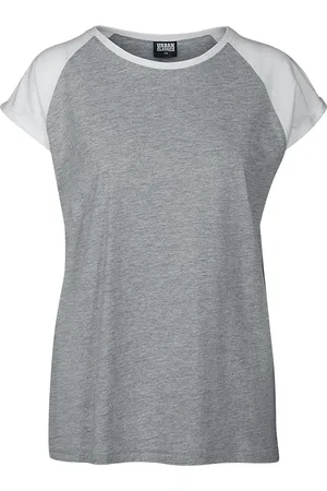 Urban classics Camiseta de - Camiseta de chica Raglan - XS 5XL - para Mujer