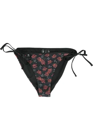 Rock Rebel Braguita de Bikini de - Cross And Roses Alloverprint - S XXL - para Mujer