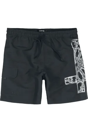 Gothicana Bañador de - Swim Shorts With Gothic Cross - M XXL - para Hombre