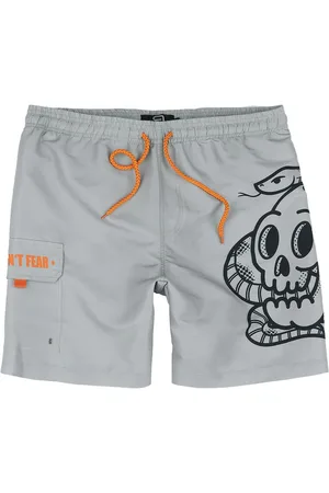 EMP Bañador de - Swim Shorts With Oldschool Skull - S XXL - para Hombre