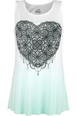 Full Volume Top de - Top blanco con variación de color y estampado - S M - para Mujer