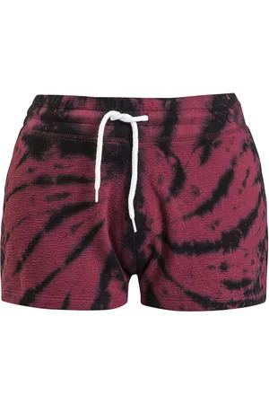 EMP Pantalones cortos de - Black/Red Batik Shorts - S XL - para Mujer