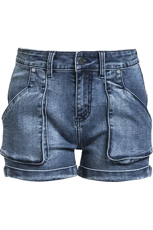 EMP Pantalones cortos de - Dark Blue Shorts - 27 31 - para Mujer