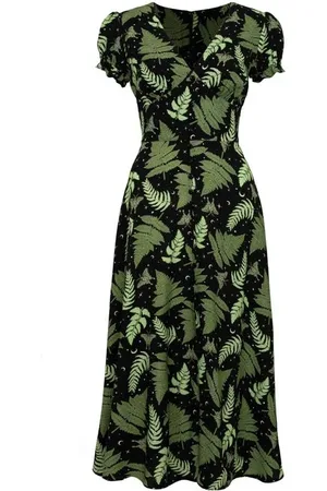 Hell Bunny Vestido largo de - Gaia Dress - XS XXL - para Mujer