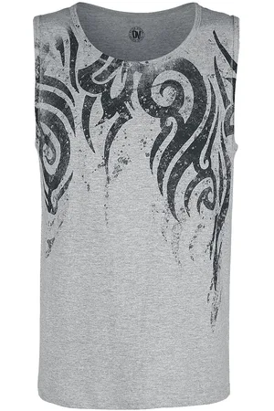 Outer Vision Top tirante ancho Gótico de - Crest Tattoo - S XXL - para Hombre