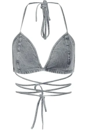Noisy May Top atado al cuello de - Nmbella Bra Top KI020MB - S M - para Mujer