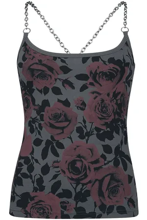Rock Rebel Top de - Straps and rose - L XXL - para Mujer
