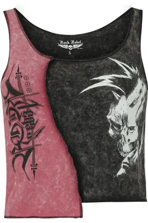 Rock Rebel Top de - Cropped Top - M XXL - para Mujer