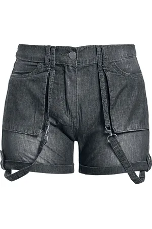 EMP Pantalones cortos de - Rockhand Embroidery - 27 31 - para Mujer