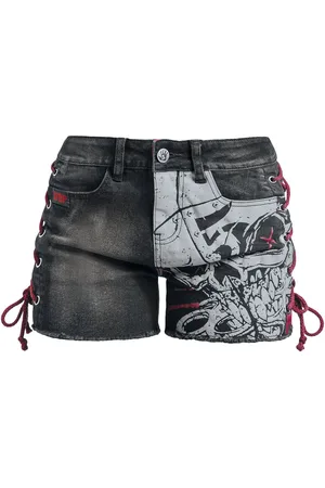 Five Finger Death Punch Pantalones cortos de - EMP Signature Collection - 28 - para Mujer