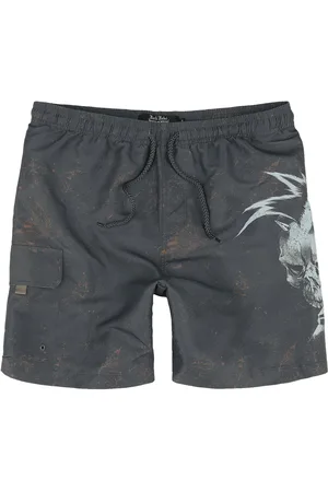 Rock Rebel Bañador de - Rock Skull Swim Shorts - S XXL - para Hombre