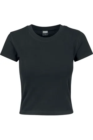 Urban classics Camiseta de - Ladies Stretch Jersey Cropped - XS XL - para Mujer