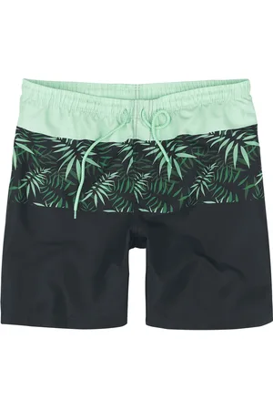 EMP Bañador de - Swim Shorts With Palm Trees - S XXL - para Hombre