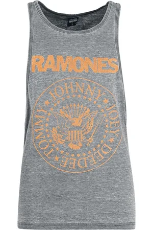 RAMONES Top de - Monocolour Crest - XS L - para Mujer