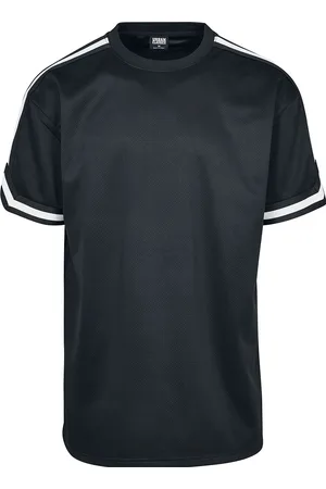 Urban classics Camiseta de - Oversized Stripes Mesh - S XXL - para Hombre