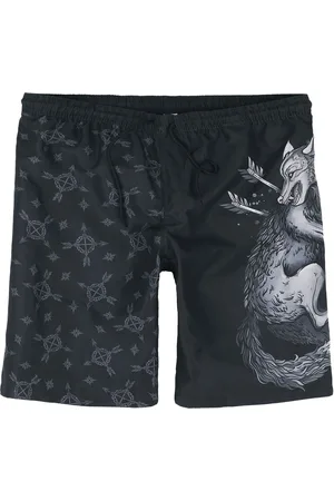 EMP Bañador de - Swim Shorts With Wolf Print - S XXL - para Hombre