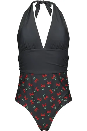 Rock Rebel Bañador de - Skull Cherry Swimsuit - S XXL - para Mujer