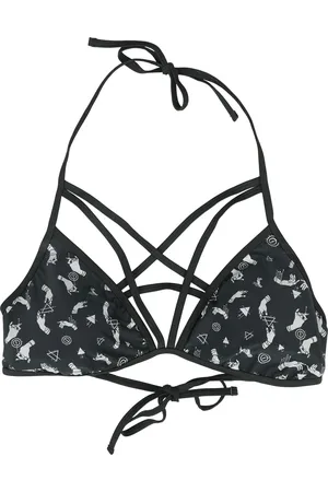 Gothicana Top de Bikini Gótico de - Pentagramm Bikini Top - M XXL - para Mujer