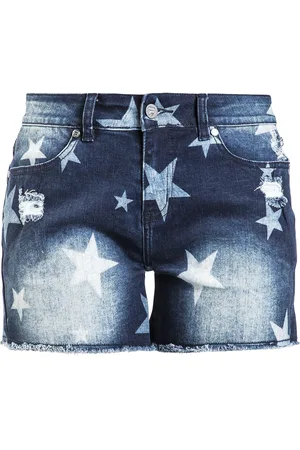 EMP Pantalones cortos de - Shorts with Stars - 27 28 - para Mujer
