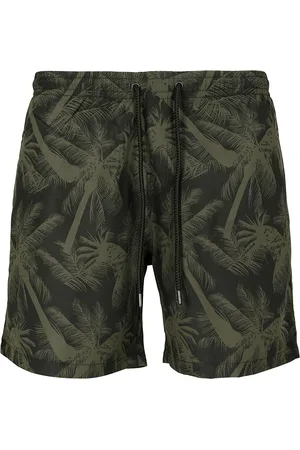 Urban classics Bañador de - Pattern Palm - S 5XL - para Hombre