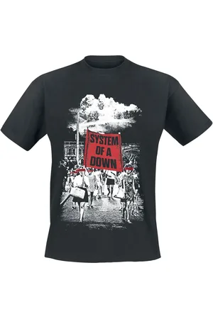 System of a Down Camiseta de - Banner March - S XXL - para Hombre
