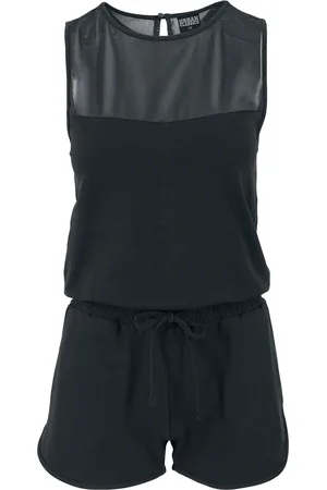 Urban classics Mono de - Mono para Mujer de Rejilla Tech - XS XL - para Mujer