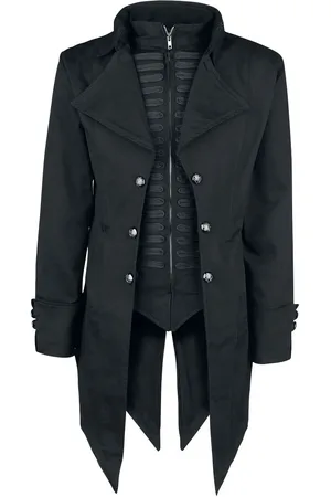 Poizen Industries Abrigo militar Gótico de - Barnes Coat - S XXL - para Hombre