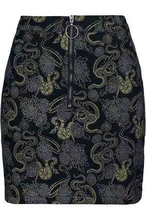 Banned Alternative Minifalda Gótico de - Slither Skirt - XS XL - para Mujer