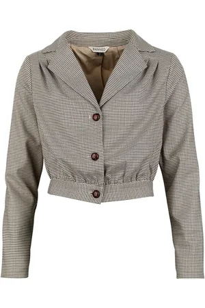 Banned Retro Blazer Rockabilly de - Robin Houndstoot Jacket - XS XL - para Mujer