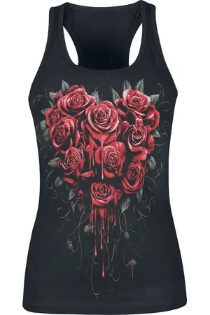Spiral Top Gótico de - Bleeding Heart - M XXL - para Mujer