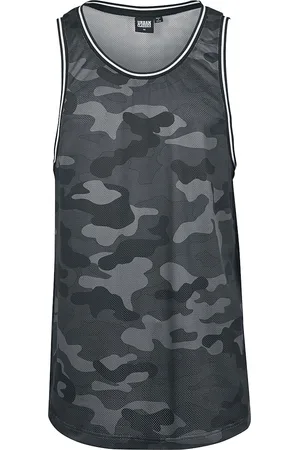 Urban classics Top tirante ancho de - Camo Mesh Tanktop - S 5XL - para Hombre