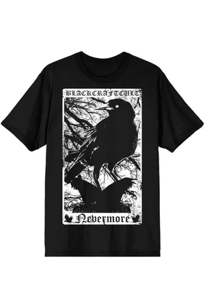 Blackcraft Cult Camiseta Gótico de - Camiseta hombre Nevermore Tarot - L XXL - para Hombre